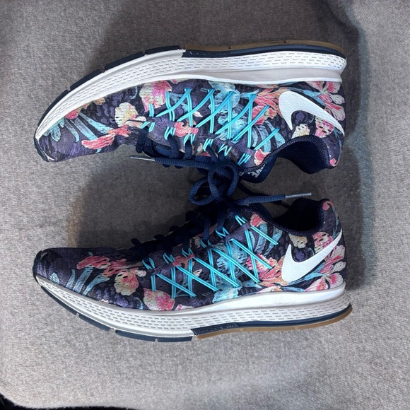 NIKE Sz 8 Zoom Pegasus 32 Floral Running Shoes Lace Up Sneakers Cushioned Soles - Picture 5 of 9